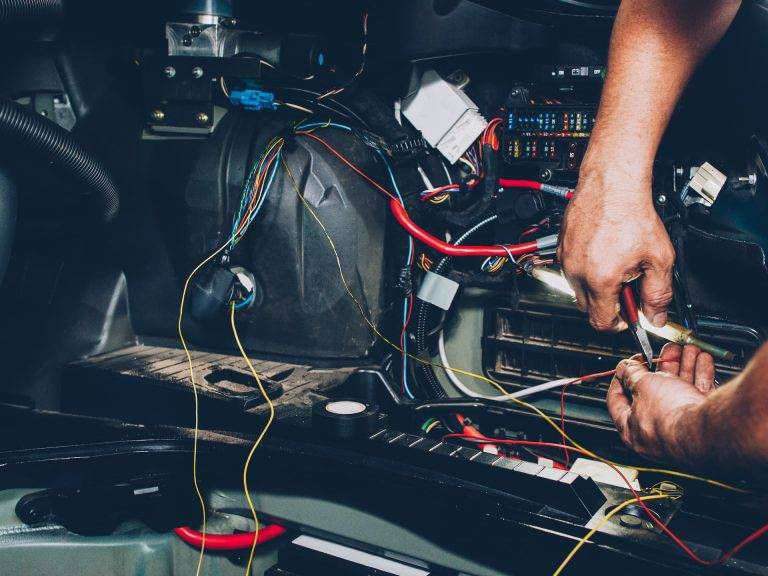 Auto electrical repair work