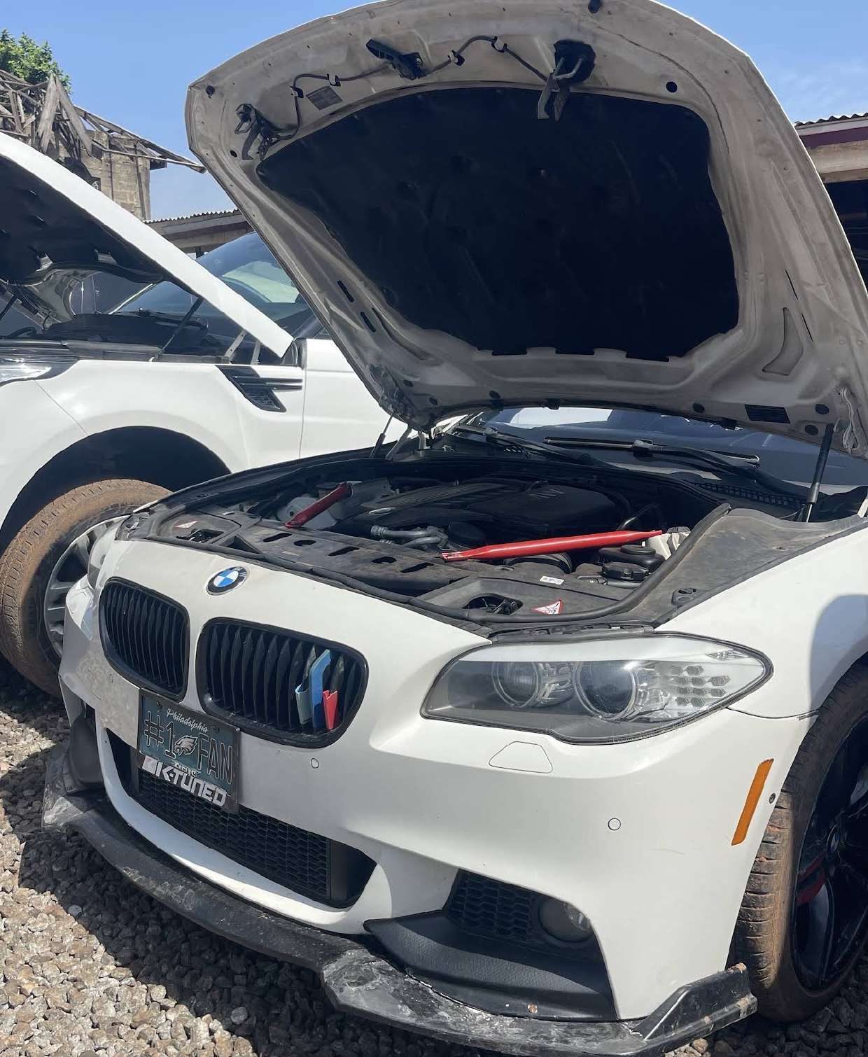 BMW 5 Series under service